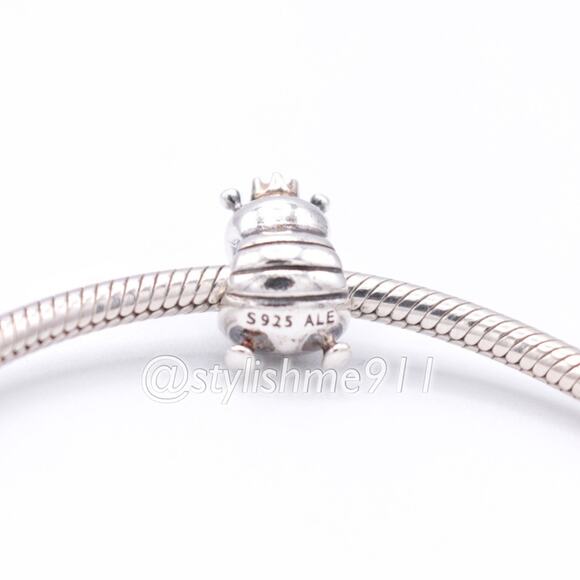 Authentic PANDORA Queen Bee Charm with 14K Gold - 790227 - Picture 5 of 11